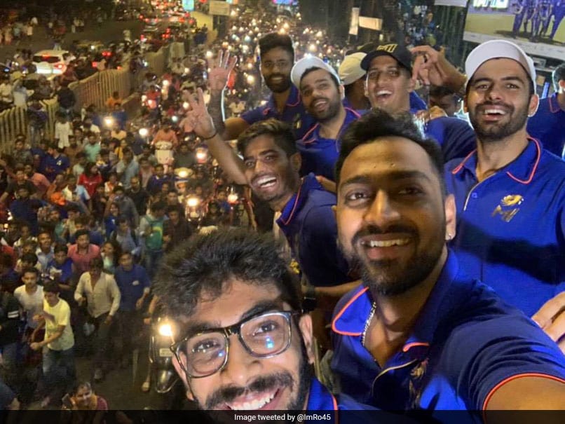 Mumbai Indians Set Out For Champions Parade Amid Heavy Fanfare ...